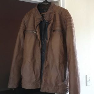 Buckle Black men’s leather jacket